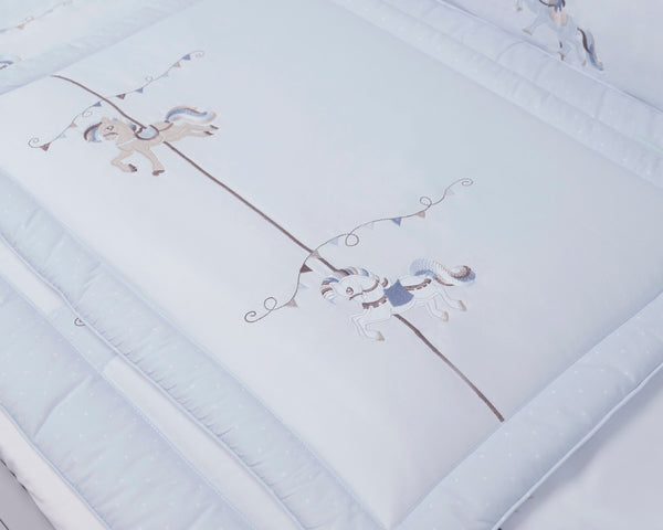 Blooms and Butterflies Merry Go Round Hand Quilt Boy