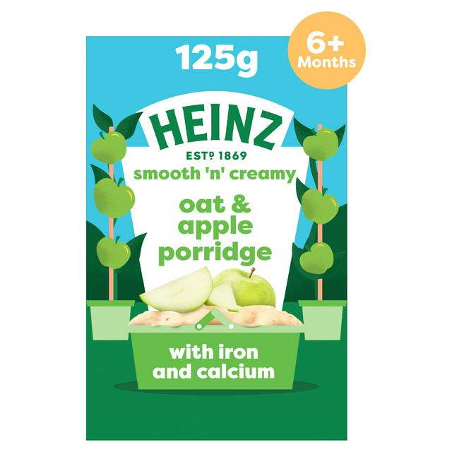 Heinz Smooth n Creamy Oat &amp; Apple Porridge, 125g
