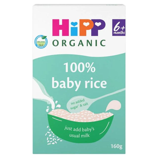 HiPP Organic Baby Rice 160gm, 6 Months+