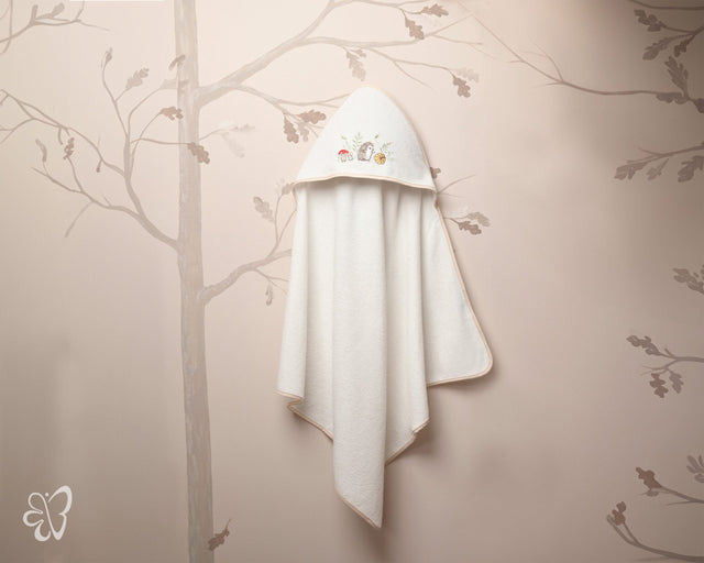 Blooms and Butterflies The Hedge Hooded Towel