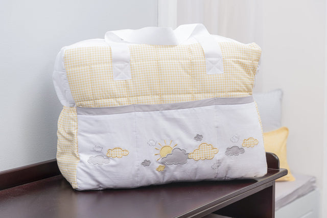Blooms and Butterflies Sunny Large Bag