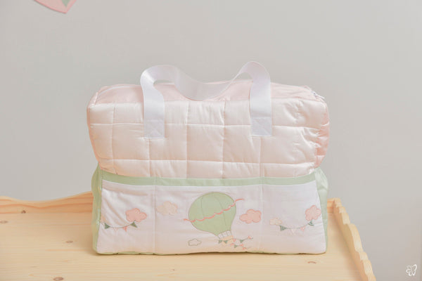 Blooms and Butterflies Windy Pink Large Bag