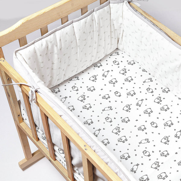 Aariro Crib Bedding - Counting Sheep - BabyAmore