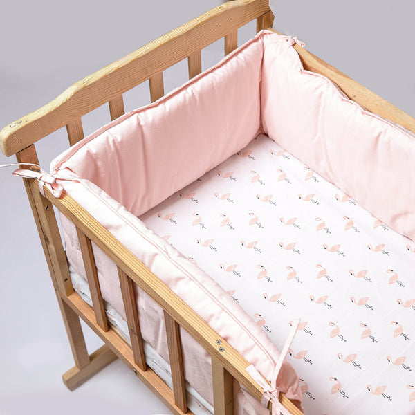 Aariro Crib Bedding- Tropical Flamingo - BabyAmore