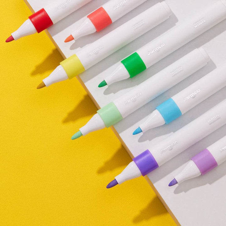 Jar Melo Acrylic Paint Markers With Bag- 36 Colors - BabyAmore