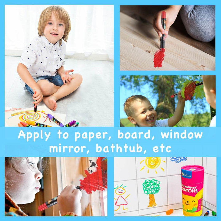 Jar Melo Baby Roo Silky Washable Crayon - BabyAmore