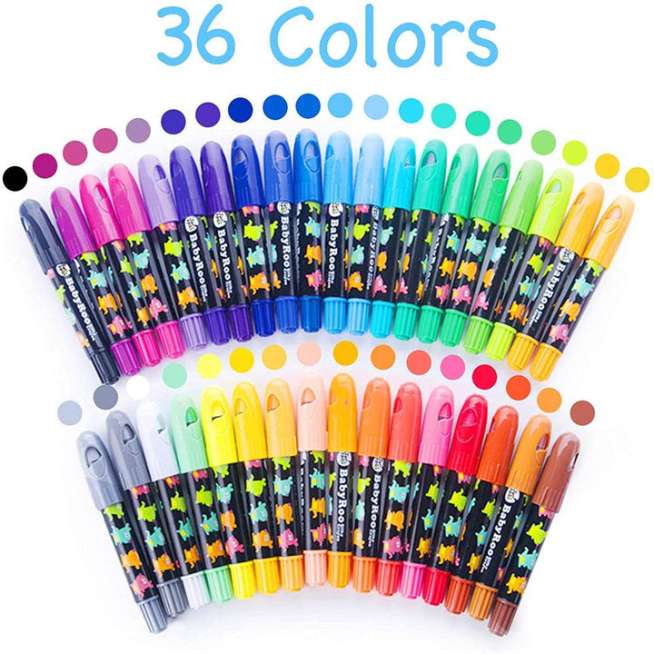 Jar Melo Baby Roo Silky Washable Crayon - BabyAmore