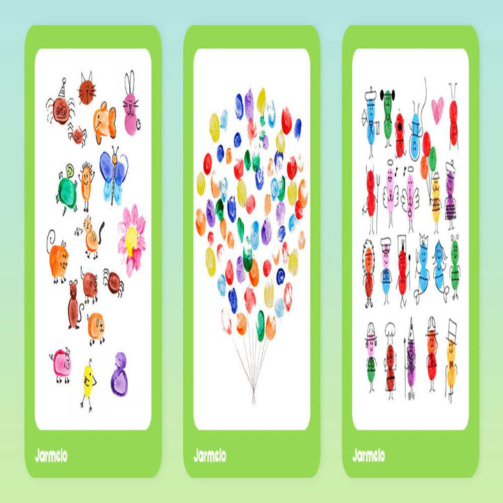 Jar Melo Scented Finger Paint-8 colors - BabyAmore