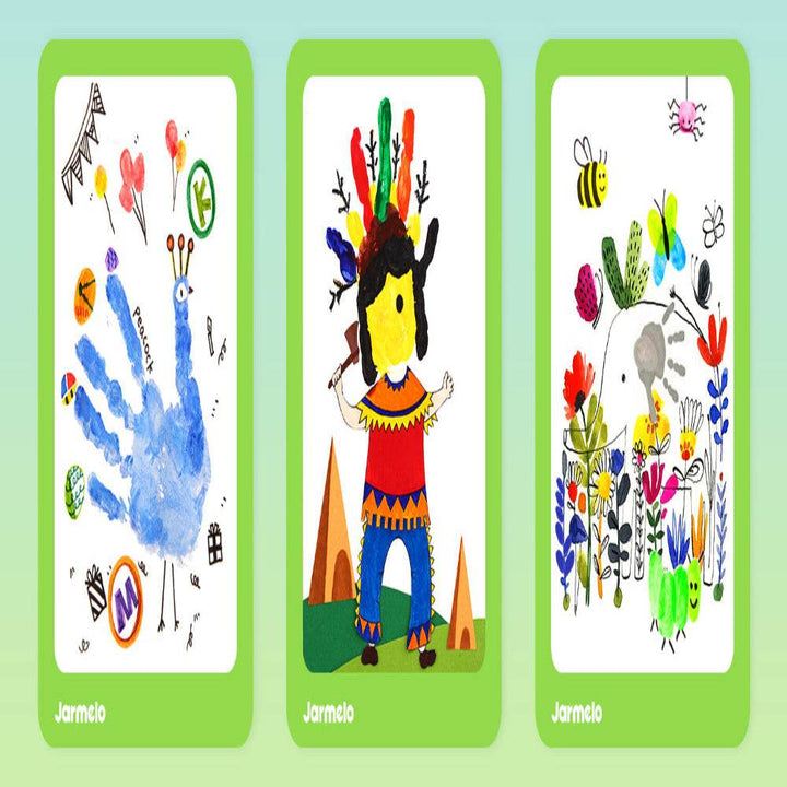 Jar Melo Scented Finger Paint-8 colors - BabyAmore