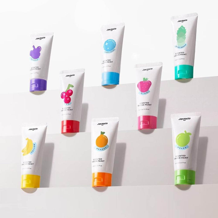 Jar Melo Scented Finger Paint-8 colors - BabyAmore