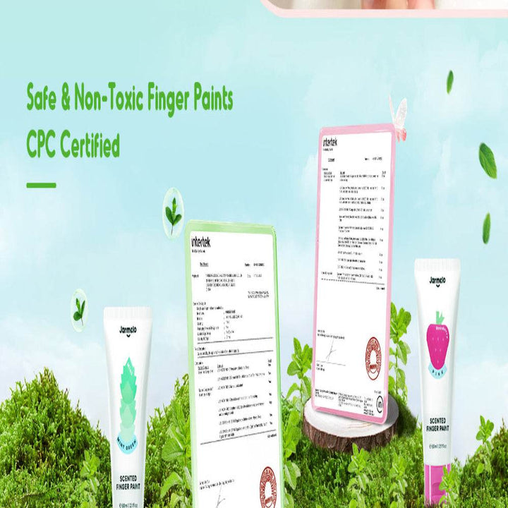 Jar Melo Scented Finger Paint-8 colors - BabyAmore