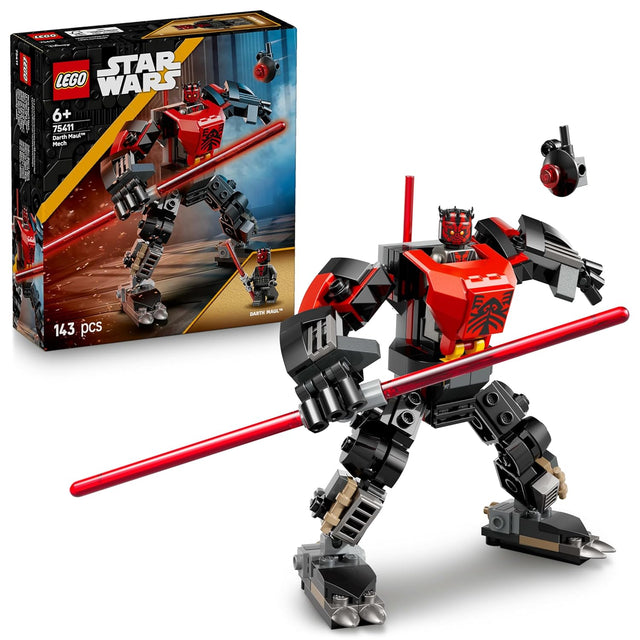 LEGO Star Wars: The Clone Wars Darth Maul Mech Building Toy for Kids - Building Blocks Toys for 6+ Gift for Boys and Girls