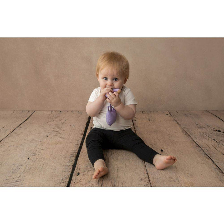 Little Rawr Wood Plush Rattle Teether Toy - BabyAmore