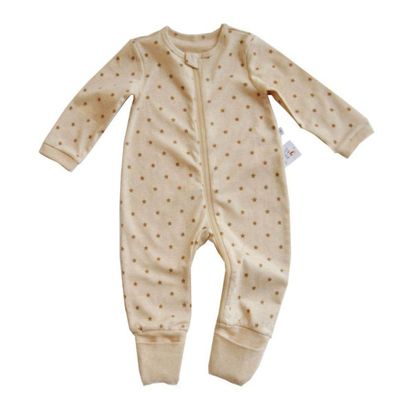 Tickle Tickle Lil StarDust Organic Zipup Sleepsuit - BabyAmore