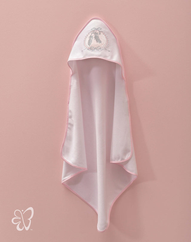 Blooms and Butterflies Swan Princess Hooded Towel