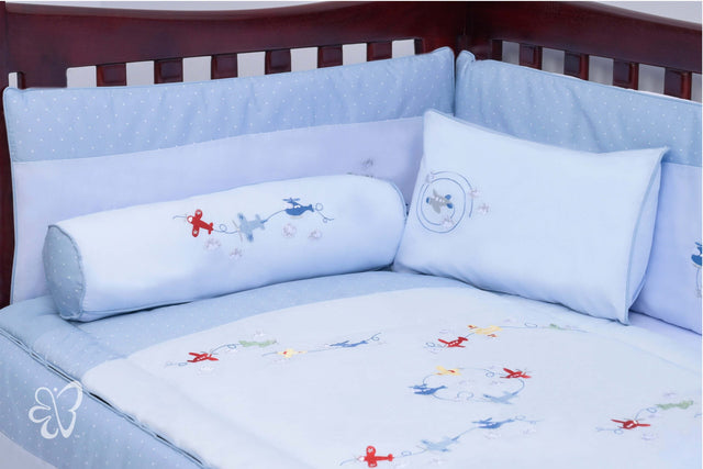 Blooms and Butterflies On Air Bolster Pillowcase