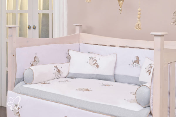 Blooms and Butterflies Over The Mountain Bolster Pillowcase