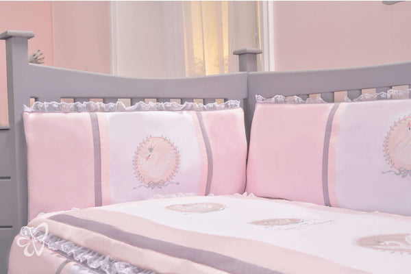 Blooms and Butterflies Swan Princess Bumper Set