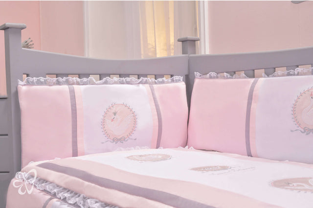 Blooms and Butterflies Swan Princess Bumper Set