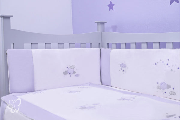 Blooms and Butterflies Dreamy Bumper 4Pcs Cover Set