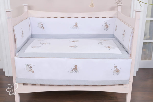 Blooms and Butterflies Over The Mountain Comforter