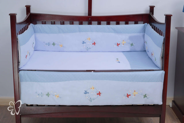 Blooms and Butterflies On Air Cot Sheet