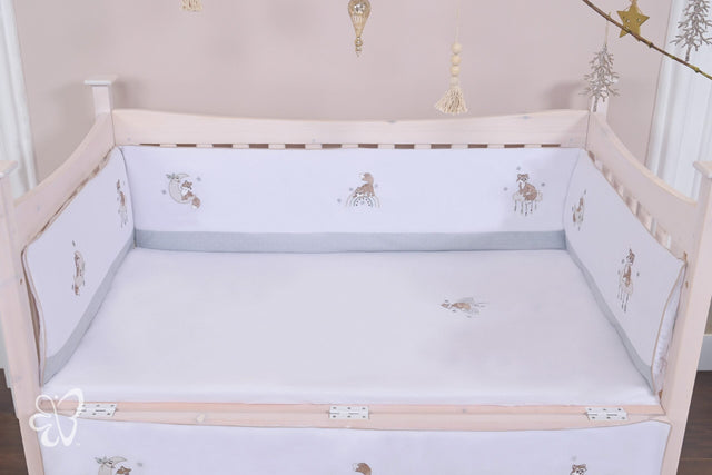 Blooms and Butterflies Over The Mountain Cot Sheet