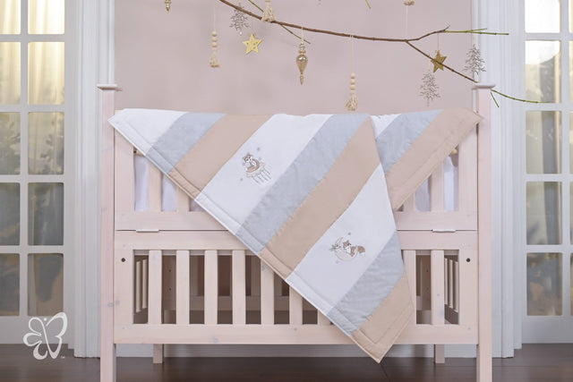 Blooms and Butterflies Over The Mountain Swaddle