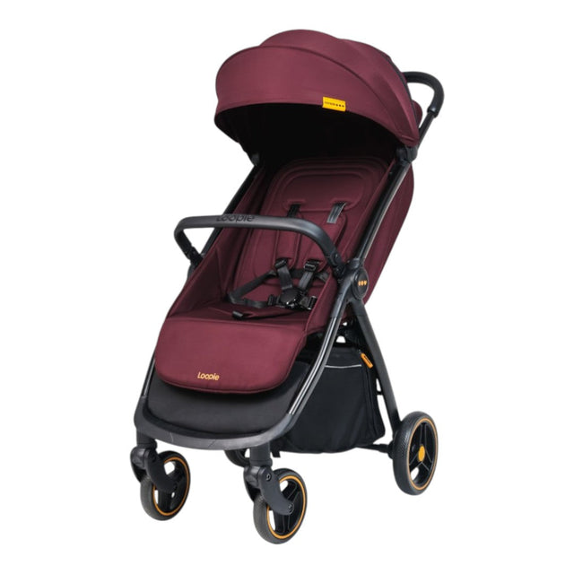 Loopie Hop Stroller Maroon Mulberry