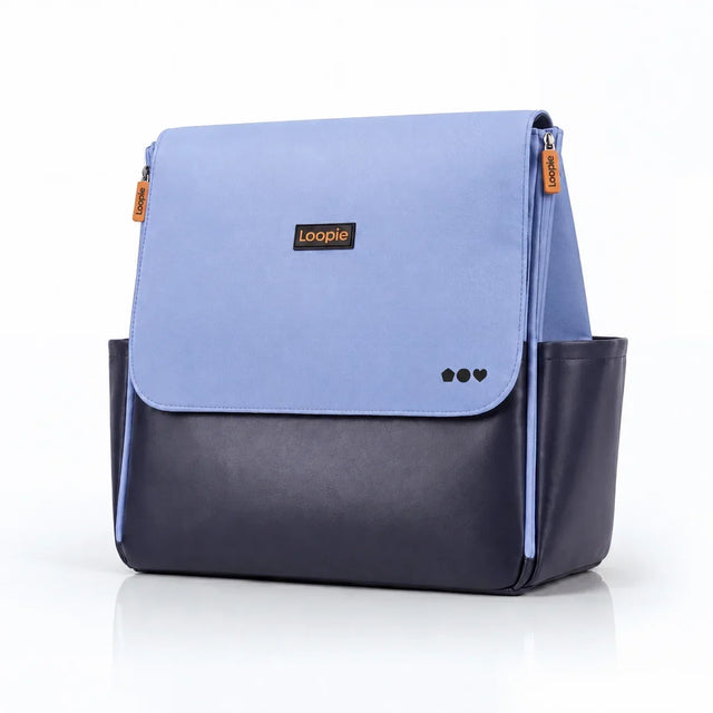 Loopie Robin Diaper Bag - Blue Frost