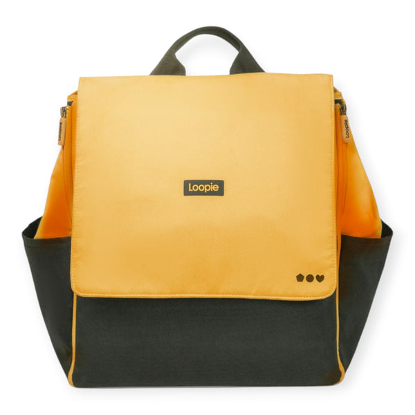 Loopie Robin Diaper Bag- Orange Sunset