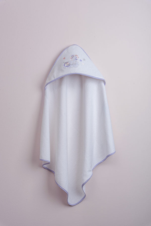 Blooms and Butterflies Sky Dancers Hooded Towel