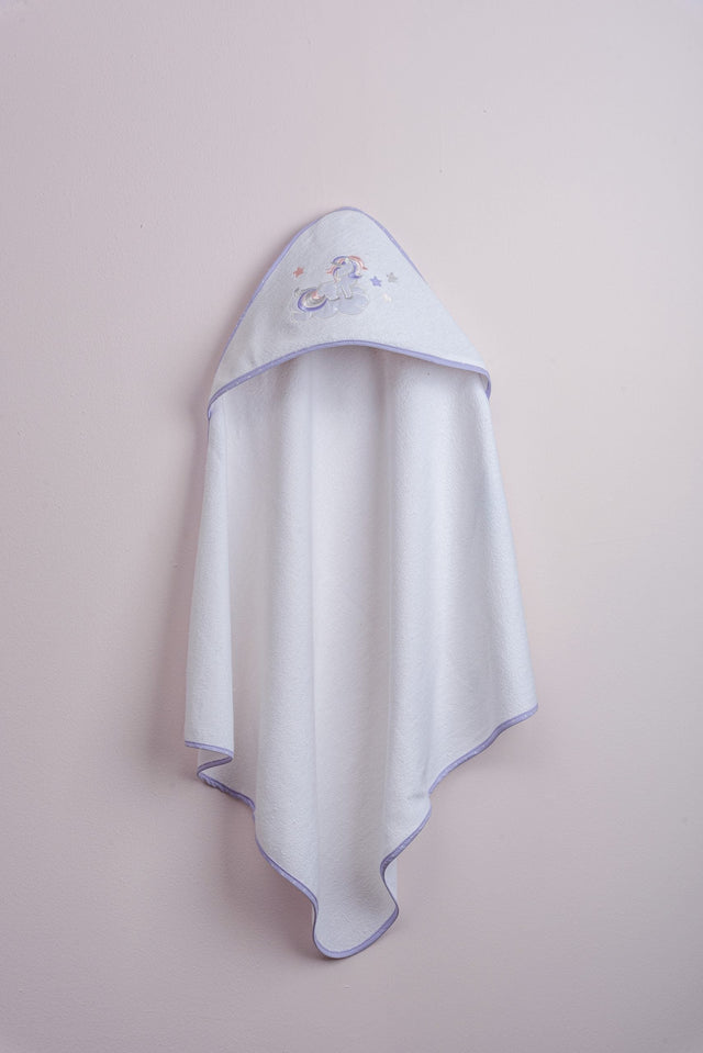 Blooms and Butterflies Sky Dancers Hooded Towel