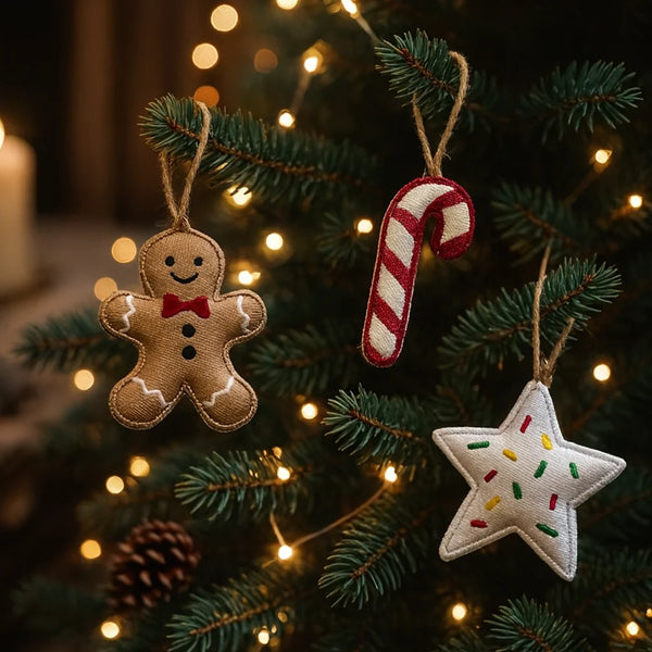 Masilo Christmas Ornaments - Festive Trio (Set Of 3)