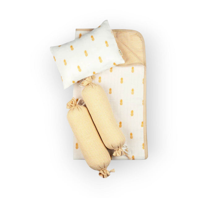 Masilo Mini Cot Set – Pineapple Bliss