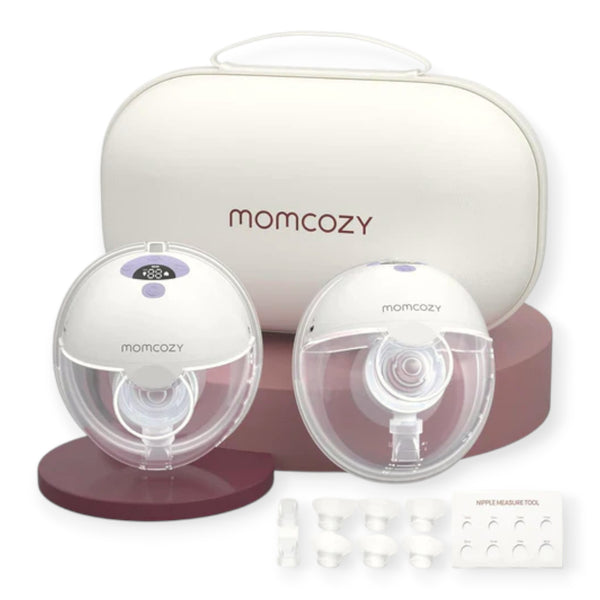 MomCozy Breast Pump M5 Double Purple