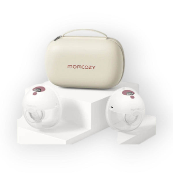 Momcozy Breast Pump M5 Double Cozy Red, Birth to 12M - BabyAmore