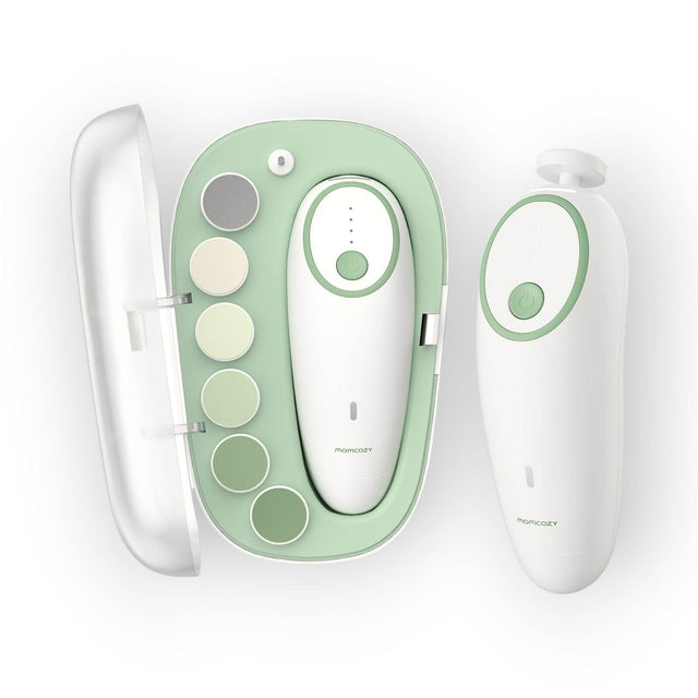 Momcozy Grooming Baby Nail File Electric Green,, Birth to Adult