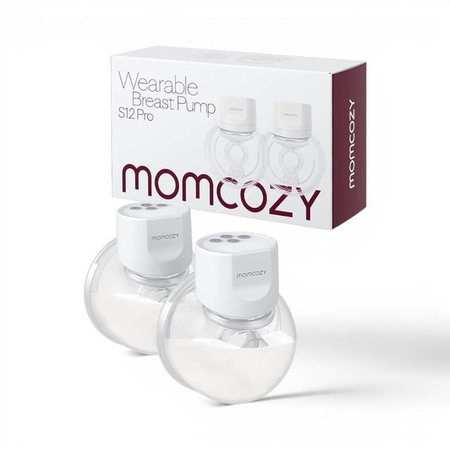 Momcozy S12 Pro Wearable Double Breast Pump, Grey