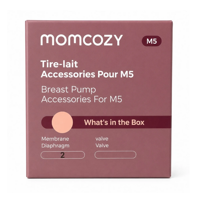 Momcozy Silicone Diaphragm for M5 Wearable Breast Pump (Pack of 2) | Replacement Accessories