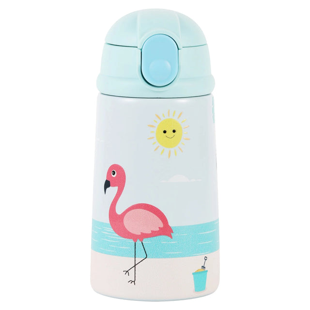 Nuluv Insulated Stainless Steel Spout Sipper - Flamingo 300ml