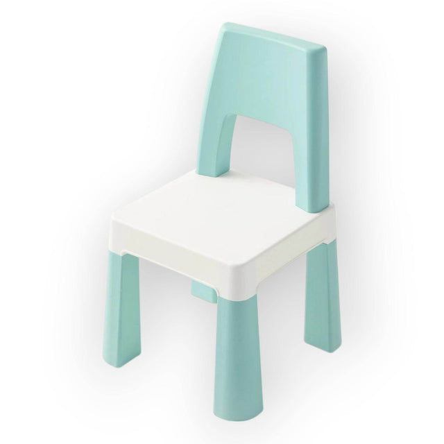 OPlus Learning Chair for Kids - Pastel Blue and white