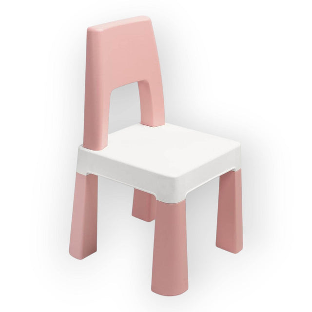 OPlus Learning Chair for Kids - Pastel pink and white