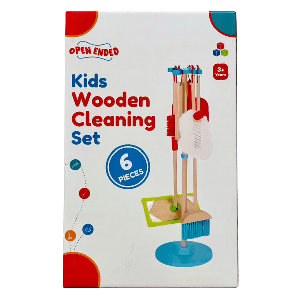 Open Ended Kids Wooden Cleaning Set - Highest quality cleaning Set available in India - BabyAmore