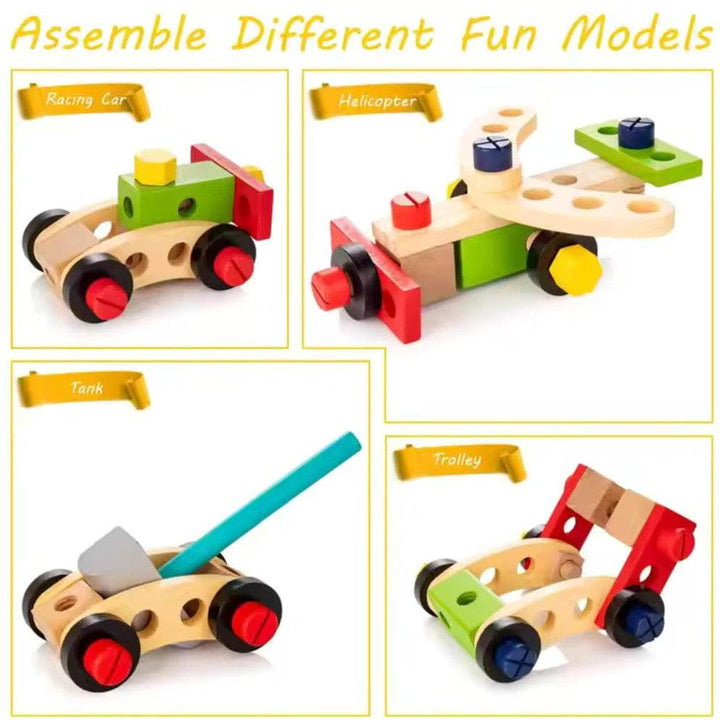 Open Ended Wooden Toolkit Suitcase - BabyAmore