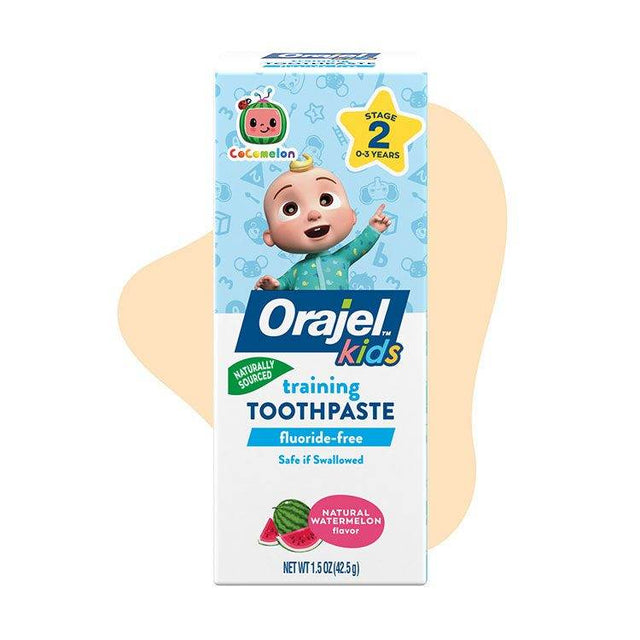 Orajel Kids CoComelon Fluoride-Free Training Toothpaste