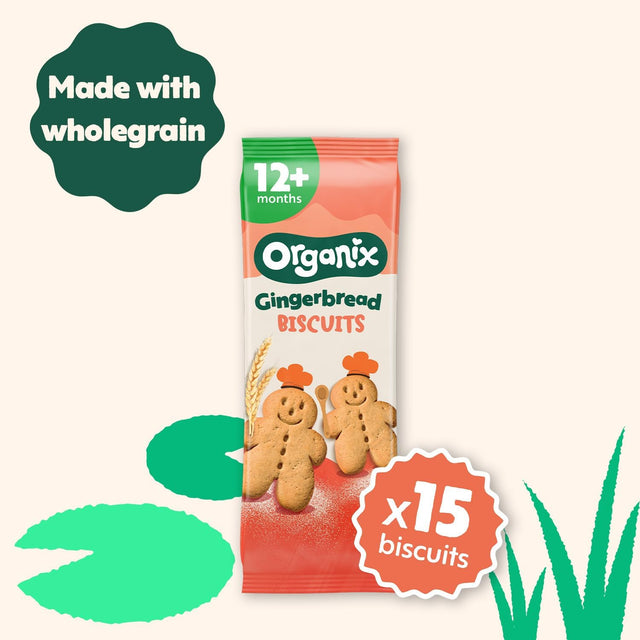 Organix Gingerbread Men, 135g - 12+ Months