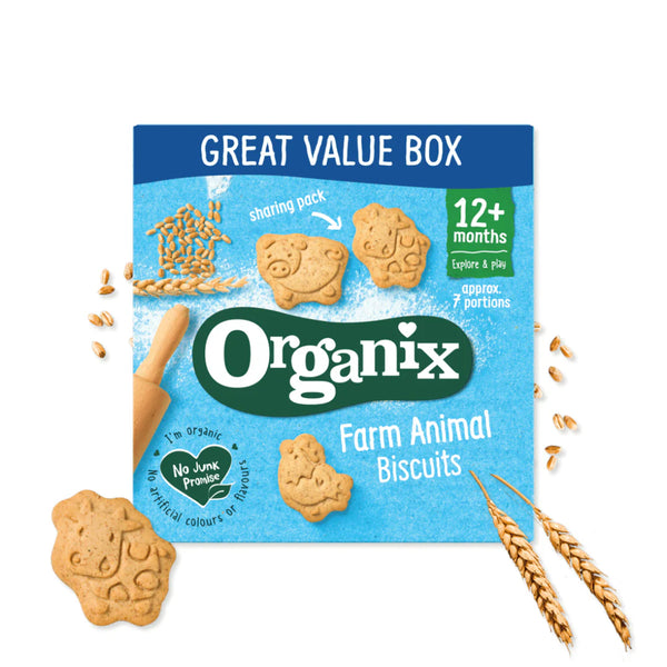 Organix Farm Animal Biscuits, 100g