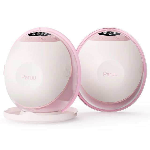 Paruu Hands-Free Wearable Breast Pump – Compact, Quiet & Lightweight, Pink
