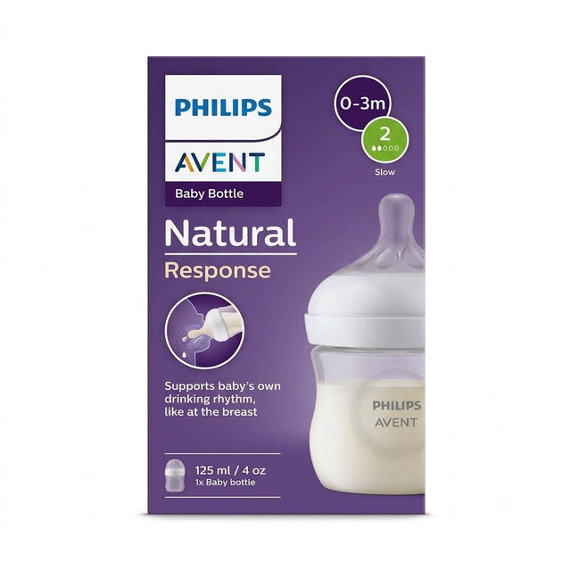 Philips Avent Natural Response Bottle 125ml, 0-3m